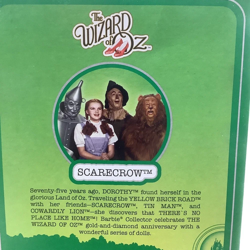 Wizard of Oz‎ Barbie Collector Scarecrow 75th Anniversary Doll New In Box